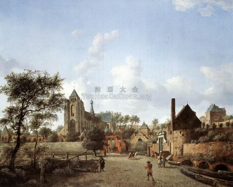 Approach to the Town of Veere - 让·范·德·海登
